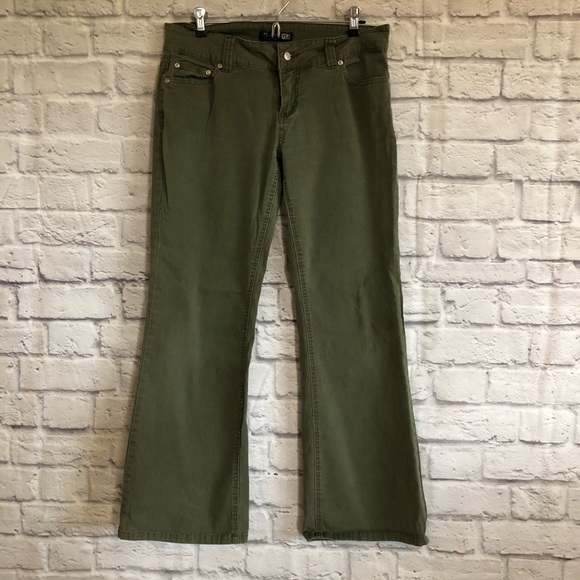 Y2 Jeans 42 Y2 Khaki Green Bootcut Jeans Poshmark